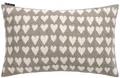 Produktbild: David Fussenegger Kissenhülle Silvretta 'Herzen' 30 x 50 cm Rauch -8268/93