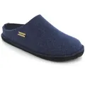Produktbild: Haflinger Filzpantoffeln Fair Soft Hausschuh Komfort und zeitloses Design blau 47 EU