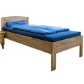 Produktbild: VAJA Möbel Massivholz Komfortbett Seniorenbett Kernbuche höhenverstellbar 100x200