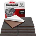 Produktbild: Antirutsch Pads 100 mm 8 Stück - Antirutsch Gummi Selbstklebend - Prämie Ruts...