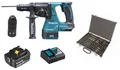 Produktbild: Makita DHR243Z Akku-Kombihammer 18V +1x Akku 6Ah, Lad.,+ 17-tei.Bohrermeißelset
