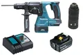 Produktbild: Makita DHR243Z Akku-Kombihammer 18V mit 1x Akku 5Ah, Ladegerät und Wechselfutter