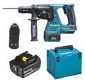 Produktbild: Makita DHR243Z Akku-Kombihammer 18V SDS+ Aktion DHR243  + 1x Akku 6Ah im  Koffer