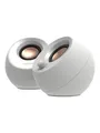 Produktbild: Creative Pebble V3 - White - Bluetooth - 2.0 PC-Lautsprecher - Weiß 51MF1700AA002