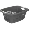 Produktbild: Wäschekorb Flowers 25 l anthrazit Wäschekörbe - Rotho