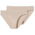 Produktbild: Schiesser Taillenslip Modal Essentials (2er-Pack) mit Glanzgarn-Details beige 38