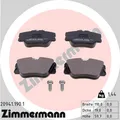 Produktbild: 1x ORIGINAL® Zimmermann Bremsbelagsatz, Scheibenbremse Vorne für Mercedes-Benz