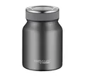 Produktbild: THERMOcafé by THERMOS TC FOOD JAR stone grey mat 0,50l, 9h heiß 14h kalt, Thermobehälter für Essen, doppelwandiger Lunchpot aus Edelstahl, auslaufsicher, spülmaschinenfest, für Büro und unterwegs