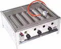 Produktbild: 55510 + Grill-Set 511 EDELSTAHL GASBRÄTER 10KW 3 flammig GASGRILL BRÄTER GRILL BBQ Grillwagen Pfanne SET 2