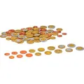 Produktbild: Wissner Lernspielzeug 080610.080, Spielgeld Münzen, ab 6 Jahre, Zahlen und Rechnen lernen, 10 Stück