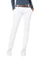 Produktbild: Urban Surface Damen Chino Stoff-Hose mit Flecht-Gürtel White L