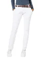 Produktbild: Damen Chino StoffHose mit FlechtGürtel White L