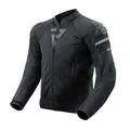 Produktbild: REBELHORN Vandal Mesh Motorradjacke Herren | Textil | Ellbogen und Schulterprotektoren Stufe 2 | Austauschbar Schulterschieber | Große Mesh Belüftungspaneele
