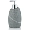 Produktbild: Seifenspender Talus Polyresin grau 16,0cm 7,5cmØ 300,0ml
