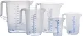 Produktbild: Messkanne 3000 ml PP transp.D175xH238mm Griff geschl.HÜNERSDORFF