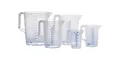 Produktbild: Hünersdorff Messkanne 3000 ml Polypropylen transparent D175xH238mm Griff gesc...