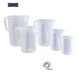 Produktbild: HÜNERSDORFF Messbecher / Messkanne 3000ml lebensmittelbeständig;  geprägte Skala