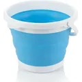 Produktbild: Faltbarer Eimer Rund, Größe:10 Liter, Farbe:Blau - Blau