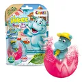 Produktbild: INKEE FUN BEACH | Badekugel Kinder mit Überraschung, Badebombe Kinder mit Hippo Stempel, Mit Mangobutter & Wassermelone-Duft