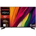 Produktbild: Telefunken D43U790B2CW LCD-LED Fernseher (108 cm/43 Zoll, 4K Ultra HD, VIDAA Smart TV, VIDAA Smart TV, HDR Dolby Vision, Triple-Tuner, 6 Monate HD) schwarz