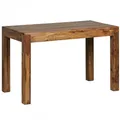 Produktbild: Wohnling Esstisch Mumbai Massivholz Sheesham 120 cm Esszimmer-Tisch Holztisch Design Küchentisch Landhaus-Stil dunkel-braun