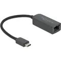 Produktbild: Delock USB C - RJ45 (USB-C, RJ45 2.5 Gigabit Ethernet (1x)) (66645)