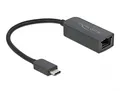 Produktbild: Delock Adapter USB Type-C Stecker zu 2,5 Gigabit LAN kompakt
