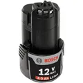 Produktbild: Bosch Professional »GBA 12V 3.0Ah Battery« Akku, Kompakter 3,0-Ah-Akku aus der 12-Volt-Klasse schwarz
