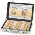 Produktbild: Darlena 50. Geburtstag Mini Geldkoffer als Geldgeschenk - Lustig Gutscheine oder Geld verschenken - Lustige Geschenke zum 50 Geburtstag (Frau & Mann), Geburtstagsgeschenk zum 50er