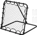 Produktbild: VEVOR Fußball-Rebound-Netz, 86,4 x 86,4 cm, tragbares Tornetz mit vollständig verstellbarem Winkel, Werkzeuge und Ausrüstung für alle Altersgruppen