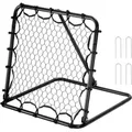 Produktbild: Fußball-Rebounder Rückprallnetz Kick-Back 34 x 34 Zoll tragbare Fußball-Trainingsgeschenke, Tornetz mit vollständig einstellbaren Winkeln,