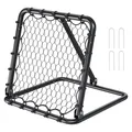 Produktbild: VEVOR Fußball-Rebounder Rückprallnetz Kick-Back 34 x 34 Zoll tragbare Fußball-Trainingsgeschenke, Tornetz mit vollständig einstellbaren Winkeln, Hilfsmittel und Ausrüstung für alle Altersgruppen