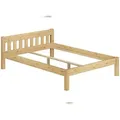 Produktbild: Erst-Holz Massivholzbett Kiefer Doppelbett natur 140x200 Futonbett Bettgestell ohne Rollrost 60.38-14 oR