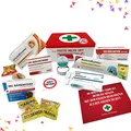 Produktbild: Longfair Geburtstagsgeschenk - Aller Erste Hilfe Set Geschenk-Box, witziger Lebensmittelgeschenkkorb| Das Original | Scherzartikel zum Geburtstag