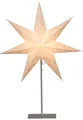 Produktbild: Papierstern Weihnachtsstern Sensy stehend H: 78cm E14 Fassung inkl. Kabel creme