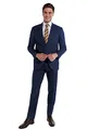 Produktbild: Steffen Klein Herren Anzug - Regular Fit - Größe 106 - Zweiteiler Business Anzug - Elastischer Komfort - Klassischer Schnitt - Blau