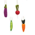 Produktbild: Sass & Belle Mini Felt Vegetable Decorations - Set of 4