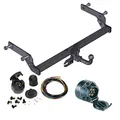 Produktbild: AHK Anhängerkupplung mit Elektrosatz 7 polig für Dacia Duster de 2010-2013 Anhängevorrichtung Hängevorrichtung - starr, mit angeschraubtem Kugelkopf