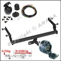 Produktbild: Anhängerkupplung + ES7 für Dacia Duster Bj. 04/2010-09/2013 Anhängevorrichtung