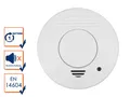 Produktbild: Rauchmelder mit 1 Jahres Batterie - Stummschaltfunktion EN14604
