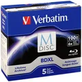 Produktbild: Verbatim 98913 M-DISC Blu-ray XL Rohling 100GB 5 St. Jewelcase