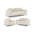 Produktbild: S-STYLE Polstergarnitur 3+2+1  Cardea ¦ beige ¦ Maße (cm): B: 217 H: 80