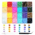 Produktbild: 6000Pcs Strasssteine für Nägel Hitzefix Strasssteine zum Basteln 5mm Nail Art...
