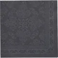 Produktbild: Papstar 50 Servietten ROYAL Collection 1/4-Falz 40 cm x 40 cm schwarz Arabesque