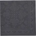 Produktbild: 50 Servietten ROYAL Collection 1/4-Falz 40 cm x 40 cm schwarz Arabesque