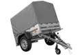 Produktbild: Kipper Anhänger 750 kg Garden Trailer 150 KIPP 150x106 cm [mit Hochplane, Hochsp