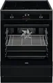 Produktbild: AEG Standherd CIB6499APB | Induktions-Kochfeld 60 cm | Pyrolyse | 73 l | MaxiSense | Hob2Hood | Matt Black, A (Spektrum:  bis D)