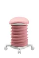 Produktbild: Topstar Hocker SITNESS 4D, ergonomisch, aktives Sitzen, gepolsterter Sattelsitz, höhenverstellbar, um 360° drehbar, Tragegriff, Rollen, papyrusweiß/rosé 666524