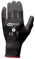 Produktbild: KS TOOLS - 310.0325 Mikrofaser-Handschuhe, schwarz, T.9, 12 Paar
