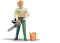 Produktbild: bruder 60030 - Forstarbeiter mit Zubehör - 1:16 Spielzeugfigur, bworld, Waldarbe